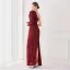 Sexy Lindgrün Pailletten Abendkleider 2022 Meerjungfrau One-Shoulder Lange Ärmel Rückenfreies Lange Gespaltete Front Abend Festliche Kleider