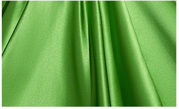 Elegant Green Prom Dresses Ball Gown 2025 Off-The-Shoulder Short Sleeve Backless Floor-Length / Long Formal Dresses