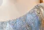 High-end Sky Blue Beading Rhinestone Cascading Ruffles Prom Dresses 2024 Ball Gown Off-The-Shoulder Sleeveless Backless Floor-Length / Long Prom Formal Dresses