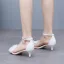 Simple Blanche Appliques Chaussure De Mariée 2024 Bride Cheville 5 cm Talons Aiguilles Peep Toes / Bout Ouvert Mariage Talons Hauts