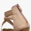 Comfortabel Abrikoos / Beige Strand Vlecht Sandalen Dames 2022 Peep Toe Platte Sandalen