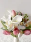 Snygga / Fina Rodnande Rosa Blomma Brudbukett 2025