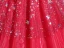 Charming Red Star Sequins Prom Dresses 2024 Ball Gown V-Neck Short Sleeve Backless Floor-Length / Long Prom Formal Dresses