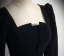 Vintage / Retro Black Winter Prom Dresses 2024 A-Line / Princess Square Neckline Long Sleeve Backless Floor-Length / Long Prom Formal Dresses