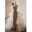 Vintage / Retro Multi-Colors Handmade  Beading Sequins Lace Flower Evening Dresses 2023 Trumpet / Mermaid Strapless Sleeveless Backless Floor-Length / Long Evening Party Formal Dresses