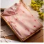Chinese style Blushing Pink Printing Evening Party Cheongsam 2025 Trumpet / Mermaid High Neck Short Sleeve Floor-Length / Long