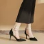 Fashion Red Prom Womens Sandals 2023 Pearl Ankle Strap 8 cm Stiletto Heels Pointed Toe Sandals High Heels