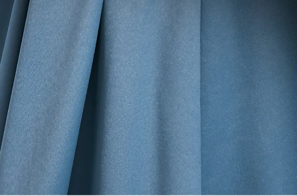 Elegant Pool Blue Satin Prom Dresses 2023 A-Line / Princess V-Neck Short Sleeve Backless Sweep Train Prom Formal Dresses