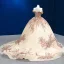 Luxury / Gorgeous Sparkly Gold Handmade  Beading Sequins Wedding Dresses 2022 Ball Gown Off-The-Shoulder Sleeveless Backless Chapel Train Wedding