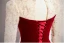 Elegant Burgundy Beading Pearl Lace Flower Velvet Prom Dresses 2024 A-Line / Princess High Neck Long Sleeve Backless Floor-Length / Long Prom Formal Dresses