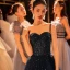 Scintillantes Sexy Bleu Marine Perlage Paillettes Robe De Soirée 2023 Princesse Bretelles Spaghetti Sans Manches Dos Nu Longue Soirée Robe De Ceremonie