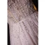 Luxe Haut de Gamme Rougissant Rose Fait main Perlage Perle Faux Diamant Robe De Bal 2023 Princesse Encolure Carrée Gonflée Manches Courtes Dos Nu Train De Balayage Promo Robe De Ceremonie