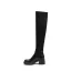 Fashion Brown Fall Winter Street Wear Sock Boots 2023 6 cm Thick Heels Round Toe Womens Boots