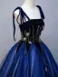 Élégant Bleu Roi Étoile Paillettes Robe De Bal 2025 Robe Boule Bretelles Spaghetti Sans Manches Dos Nu Longue Promo Robe De Ceremonie
