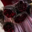 Chic / Beautiful Burgundy Sequins Appliques Prom Dresses 2023 A-Line / Princess Off-The-Shoulder Rhinestone Sleeveless Backless Floor-Length / Long Prom Formal Dresses