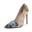 Chinese style Red Prom Embroidered Pumps 2023 12 cm Stiletto Heels Pointed Toe Pumps High Heels