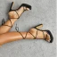 Sexy Orange Street Wear Womens Sandals 2022 X-Strap 11 cm Thick Heels Open / Peep Toe Sandals High Heels