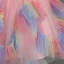 Chic / Beautiful Candy Pink Sequins Bow Sash Asymmetrical Birthday Flower Girl Dresses 2024 Ball Gown Scoop Neck Short Sleeve