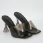 Transparent Silver Cocktail Party Crystal Womens Sandals 2022 9 cm Stiletto Heels Open / Peep Toe Sandals High Heels