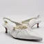 Chic / Beautiful White Leather Pearl Wedding Shoes 2022 5 cm Stiletto Heels Pointed Toe Wedding High Heels