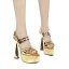 Sexy Red Cocktail Party Womens Sandals 2022 Ankle Strap 13 cm Stiletto Heels Open / Peep Toe Sandals High Heels