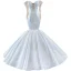 High-end White Pearl Lace Flower Wedding Dresses 2022 Ball Gown Off-The-Shoulder Long Sleeve Backless Floor-Length / Long Wedding