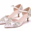 Piękne Białe Rhinestone Buty Ślubne 2025 5 cm Szpilki Szpiczaste Ślub Sandały Wysokie Obcasy