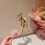 Sexy Rougissant Rose Appliques Promo Sandales Femme 2024 Cuir Bride Cheville 10 cm Talons Aiguilles Peep Toes / Bout Ouvert Sandales Talons Hauts