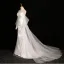 Schlicht Satin Weiß Meerjungfrau Brautkleider / Hochzeitskleider 2024 Bandeau Ärmellos Rückenfreies Sweep / Pinsel Zug Hochzeit