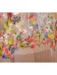 Fancy Multi-Farger Blonder Blomst Ball sjal 2025