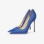 Modest / Simple Royal Blue Satin Prom Pumps 2023 12 cm Stiletto Heels Pointed Toe Pumps High Heels