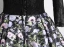 Vintage / Retro Black Printing Prom Dresses 2024 Ball Gown Scoop Neck Long Sleeve Backless Floor-Length / Long Prom Formal Dresses