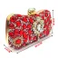 Sparkly Pool Blue Rhinestone Evening Party Clutch Bags Womens Sandals 2023 9 cm Thick Heels Open / Peep Toe Sandals High Heels Clutch Bags