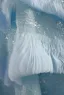 Luxury / Gorgeous Sky Blue Beading Cascading Ruffles Pearl Sequins Prom Dresses 2025 Ball Gown Strapless Sleeveless Backless Sweep Train Formal Dresses