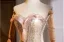 Glitzernden Champagner Perlenstickerei Pailletten Ballkleider 2025 A Linie Bandeau Ärmellos Rückenfreies Lange Tülle Festliche Kleider