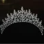 Elegante Zilveren Rhinestone Huwelijk Tiara Bruids Haaraccessoires 2022 Zirkonium Legering