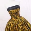 Vintage / Retro Black Gold Printing Prom Dresses 2023 Ball Gown Satin Strapless Sleeveless Backless Floor-Length / Long Prom Formal Dresses