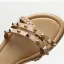 Fashion Roman Black Street Wear Casual Flat Womens Sandals 2022 Rivet Open / Peep Toe Sandals