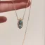 Vintage / Retro Sky Blue Zircon Evening Party Accessories Necklaces 2023