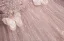 Elegant Blushing Pink Butterfly Appliques Sequins Prom Dresses 2024 Ball Gown Off-The-Shoulder Sleeveless Backless Floor-Length / Long Prom Formal Dresses