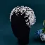 Sjarmerende Hvit Perle Rhinestone Legering Bryllup Har Tilbehor 2024
