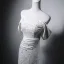 Sexy White Pearl Lace Flower Wedding Dresses 2025 Trumpet / Mermaid Off-The-Shoulder Short Sleeve Backless Sweep Train Wedding