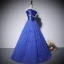 Elegant Black Pearl Bow Prom Dresses 2022 A-Line / Princess Strapless Sleeveless Backless Floor-Length / Long Prom Formal Dresses