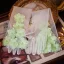 Vintage / Originale Blanche Fait main Perle Appliques Mariage Gants Mariage 2026 Tulle