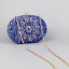 Sparkly Royal Blue Rhinestone Evening Party Cocktail Party Clutch Bags 2023