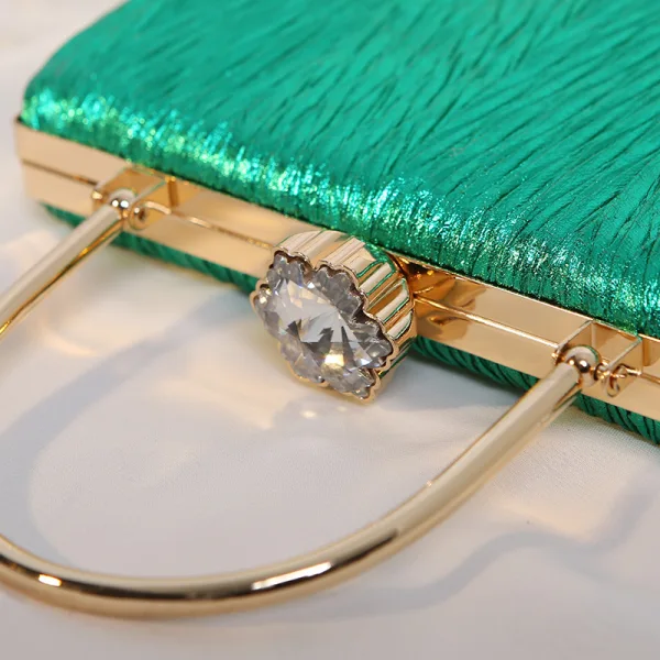 Fashion Green Glitter Evening Party Clutch Bags 2023