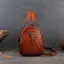 Vintage / Retro Leather Brown Street Wear Women's Bags Handbag 2023