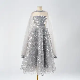 Sparkly Silver Sequins Birthday Flower Girl Dresses 2025 A Line Princess Strapless Sleeveless Backless Floor Length Long Flower Girl Dresses