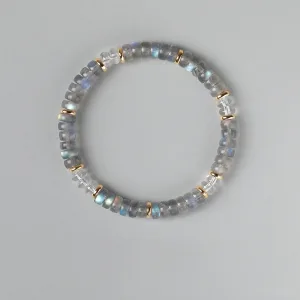 Fashion Unusual Grey Handmade Natural Crystal Bracelets 2025 Accessories