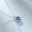 Charming Sky Blue Crystal Sterling Silver Evening Party Necklaces Bracelets 2023 Accessories
